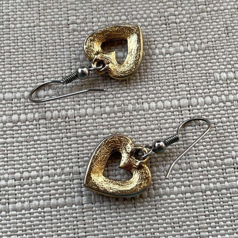 Vintage Earrings Gold Tone Fashion Ear Jewelry Women Earrings - Picture 8 of 10